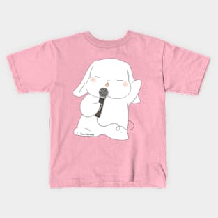 Singing Rabbit | Bunniesmee Kids T-Shirt